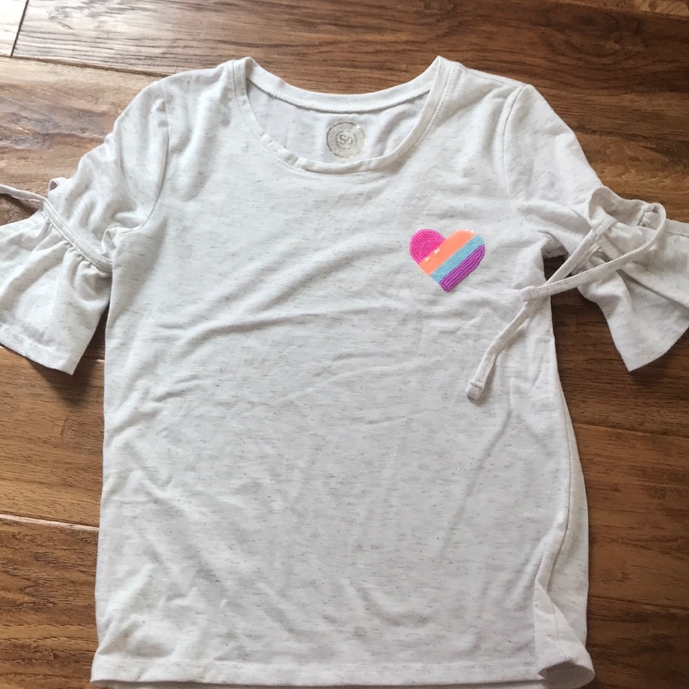 Girls short sleeve with ruffles
